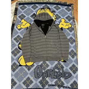 Vintage Y2K O’Neill Striped Zip-Up Hoodie